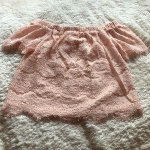 Love fire off the shoulder shirt